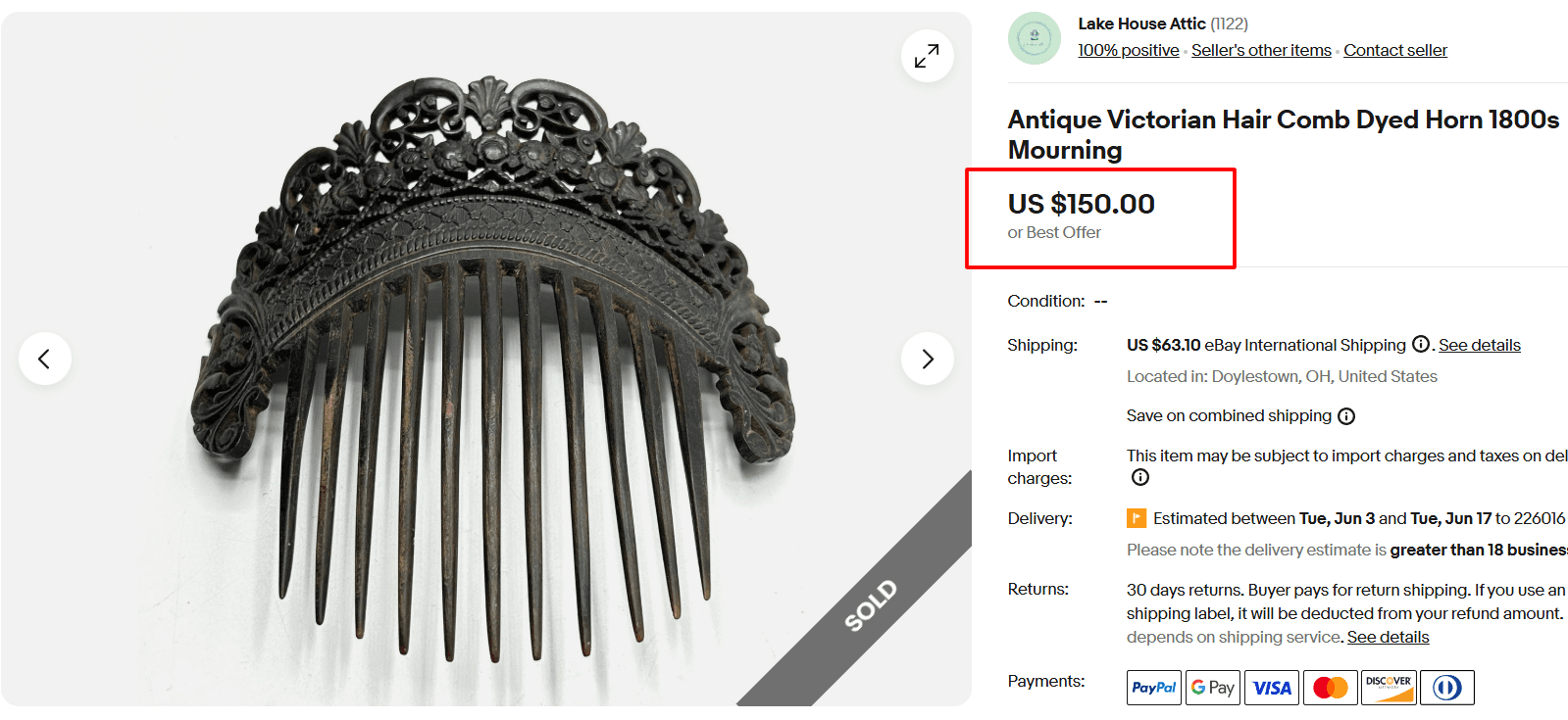 How to Identify & Value Antique Hair Combs? (With Rare Examples)