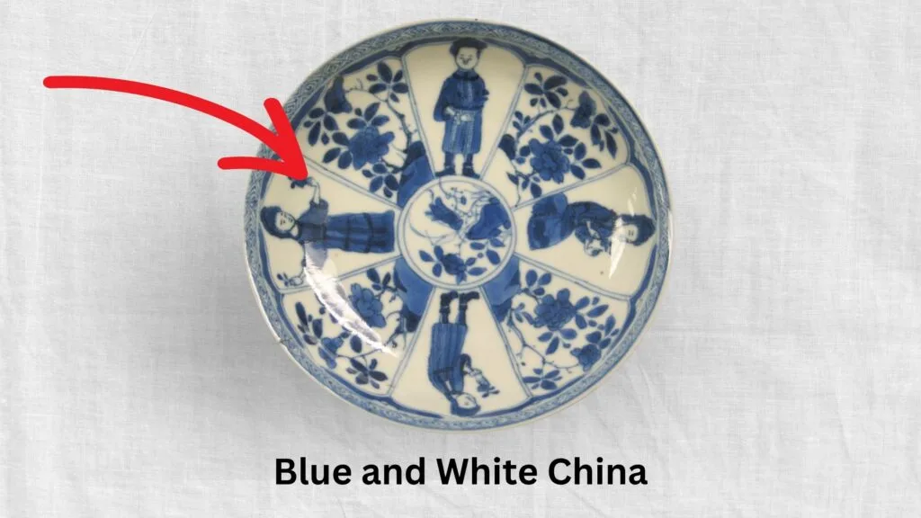 Blue and White Qing Dynasty Dish