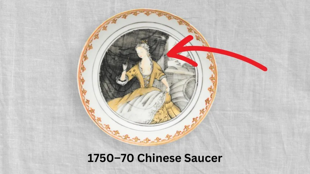 Chinese Export Saucer (for Dutch Market)