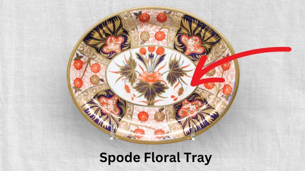 J. Spode Soft Paste Porcelain Tray