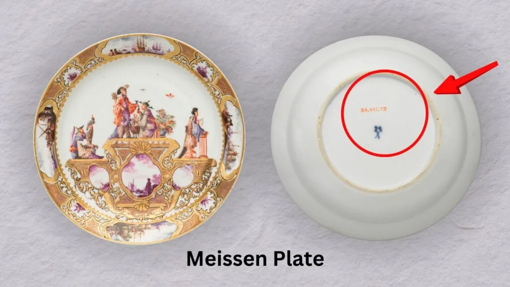 Meissen Porcelain Handpainted Plate