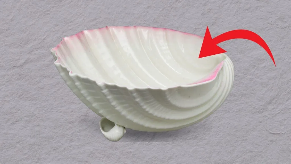 Ott and Brewer Porcelain Footed Dish