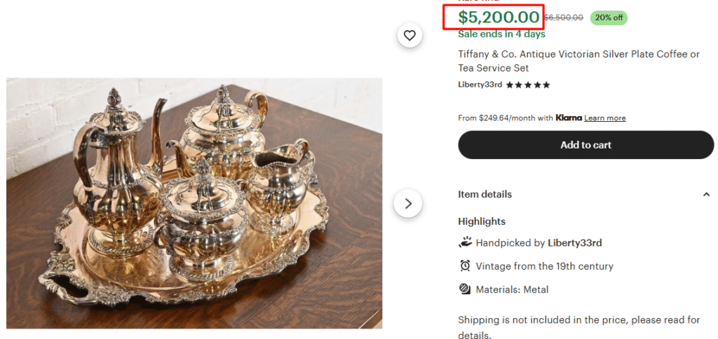 Tiffany & Co. Sterling Silver Tea Set