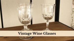 Vintage Wine Glasses