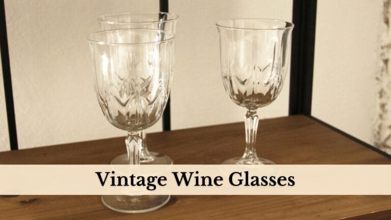 Vintage Wine Glasses