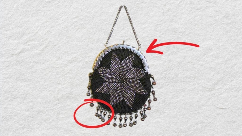 American Silk & Metal Purse
