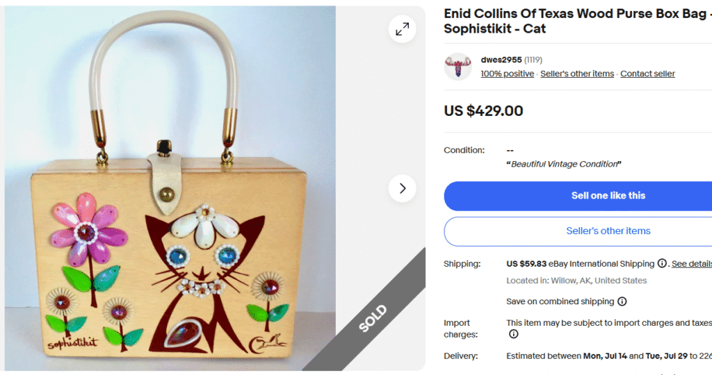 Enid Collins Box Bag