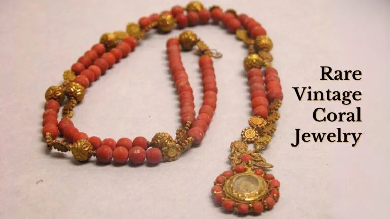Rare Vintage Coral Jewelry
