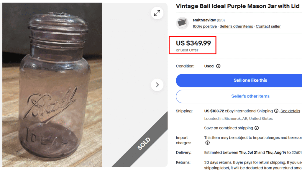 Ball Lightning Mason Jar