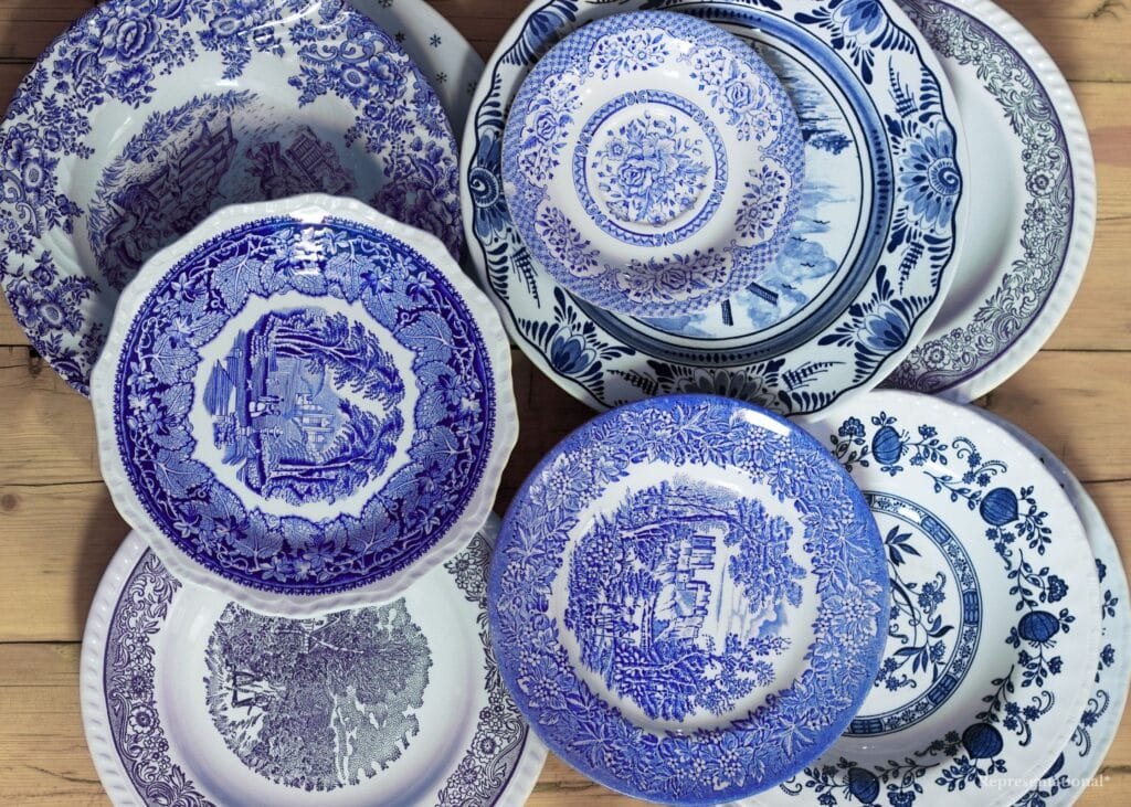 Blue Transferware
