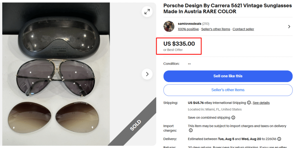 Carrera Porsche Design 5621 Sunglasses