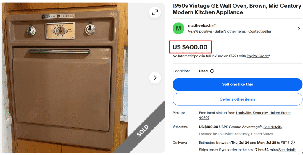 General Electric Wall Oven
