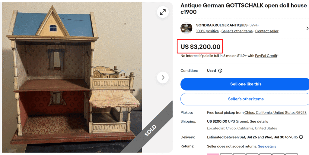 German Gottschalk Open Doll House