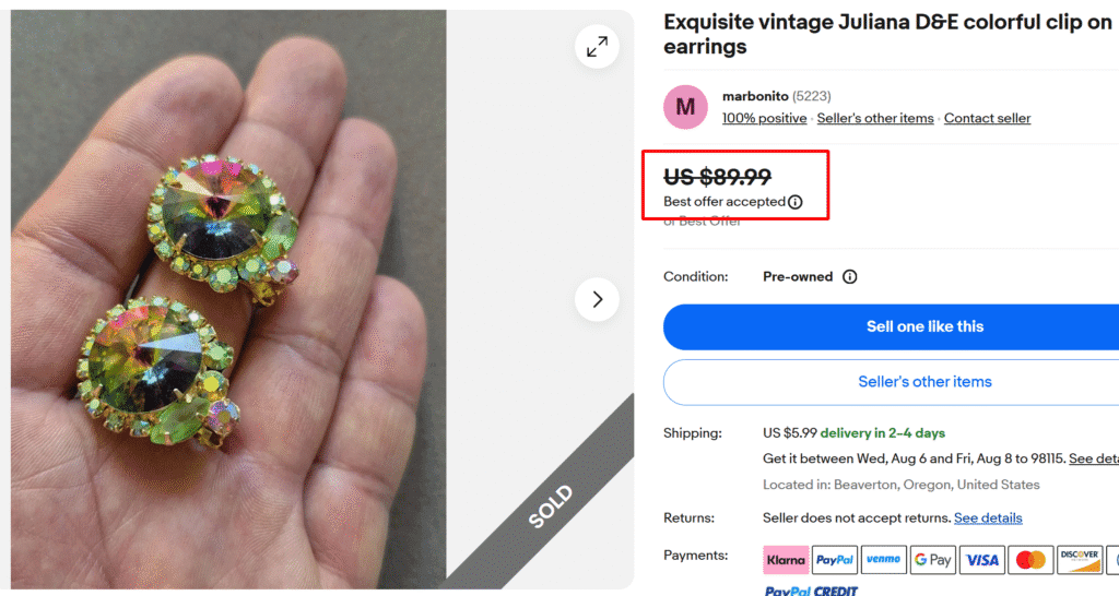 Juliana D&E Fruit Salad Earrings