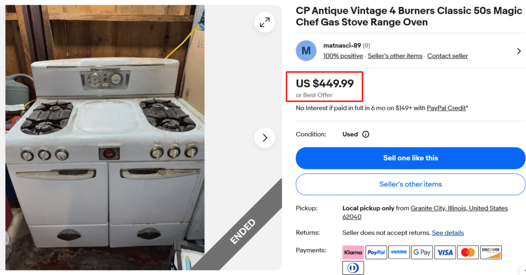 Magic Chef Gas Stove Oven