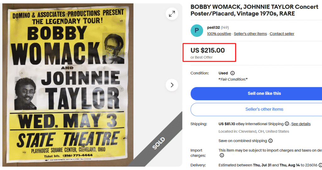 Vintage Concert Poster