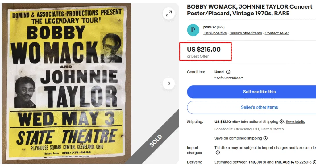 Vintage Concert Poster