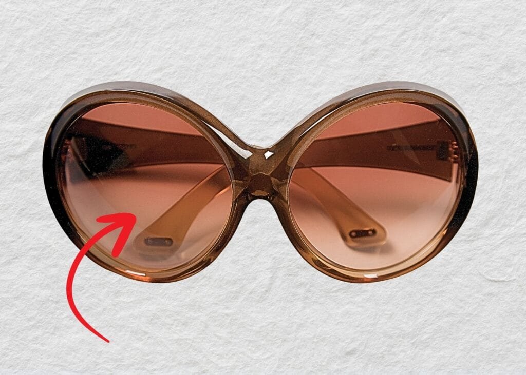 Vintage Jackie O Oversized Sunglasses
