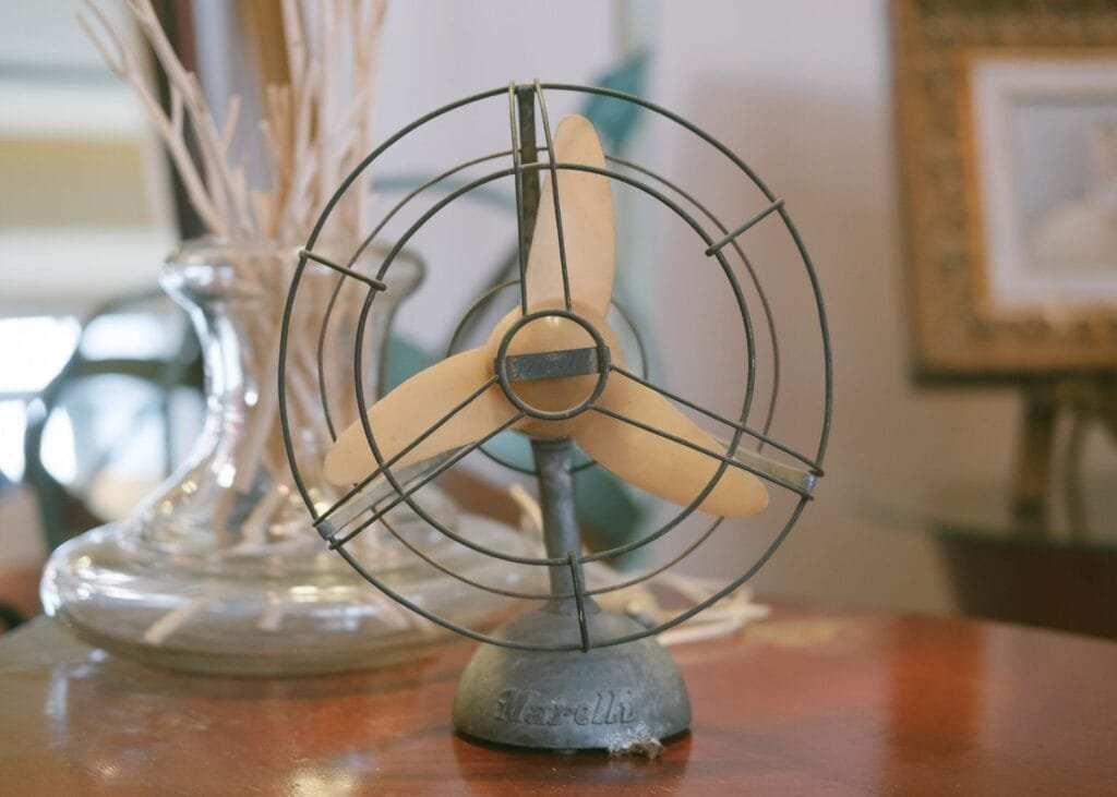 Vintage Metal Desk Fan