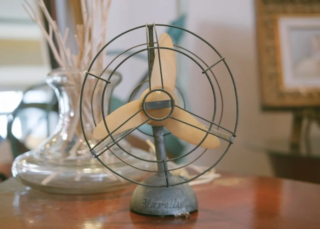 Vintage Metal Desk Fan