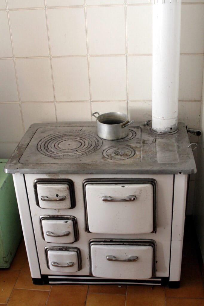 Vintage Oven Stove Broiler