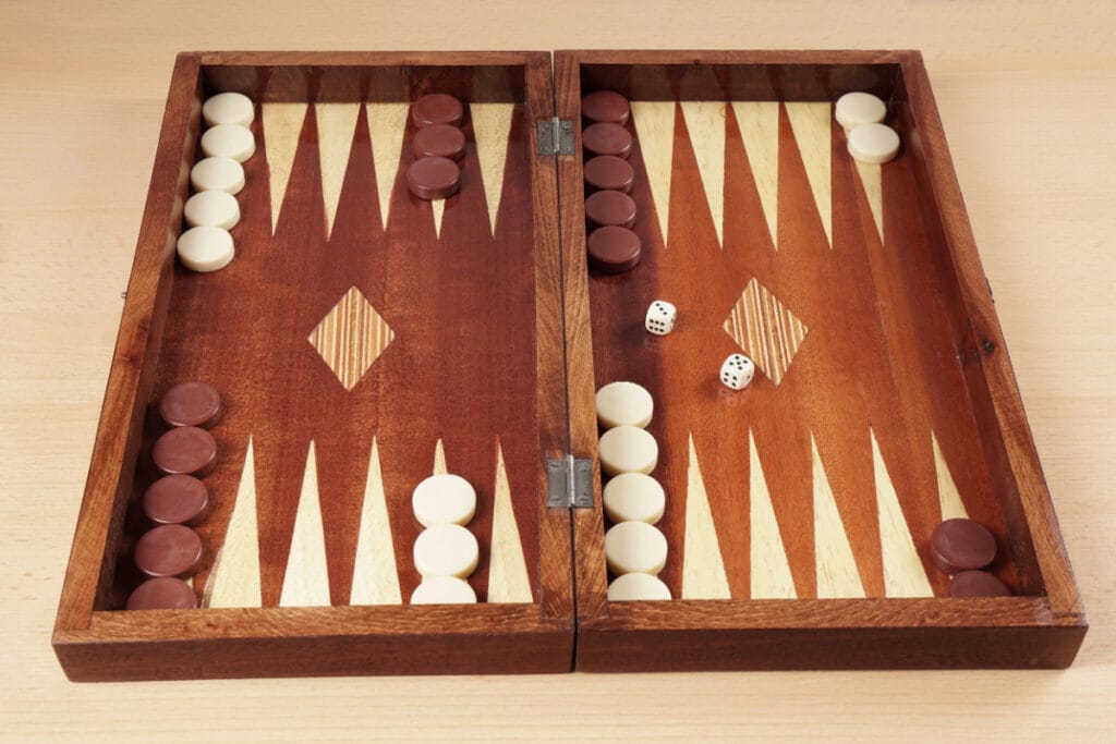 Vintage Backgammon Board Game