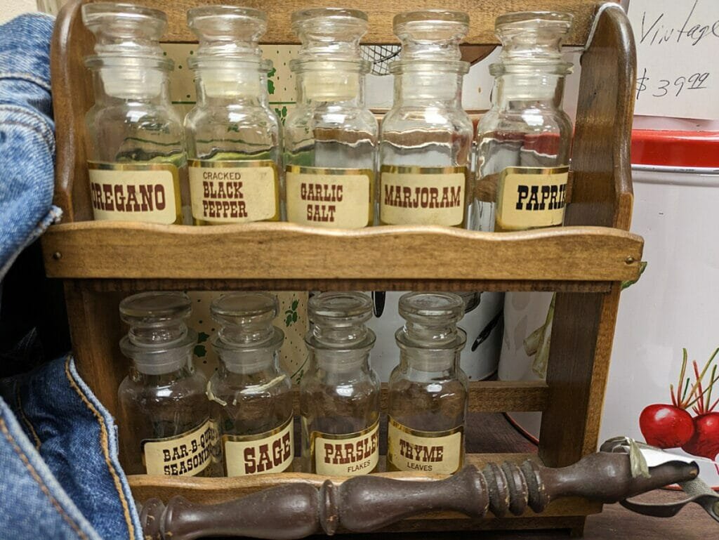 Vintage Spice Jars