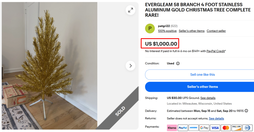 Aluminum Christmas Tree