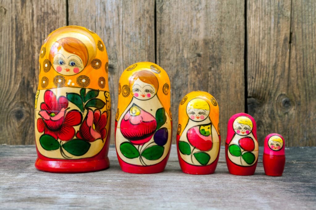 Authentic Russian Nesting Dolls