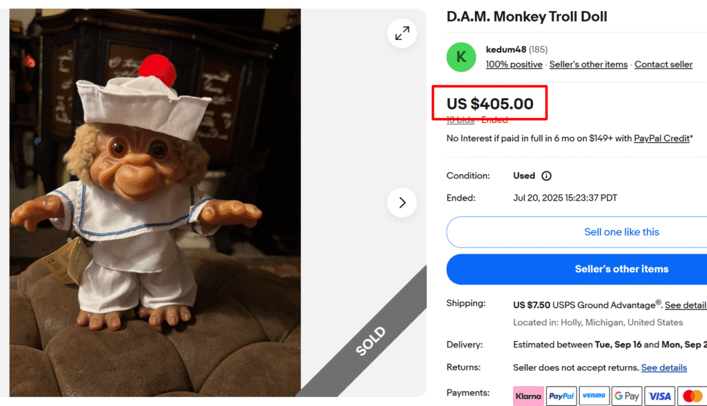 D.A.M Troll Monkey