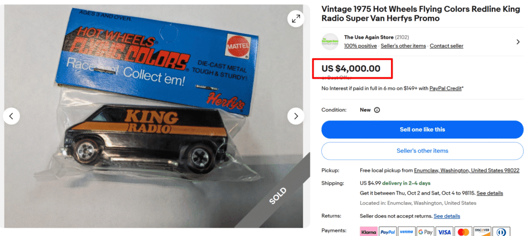 Flying Colors Kind Radio Super Van (1975)