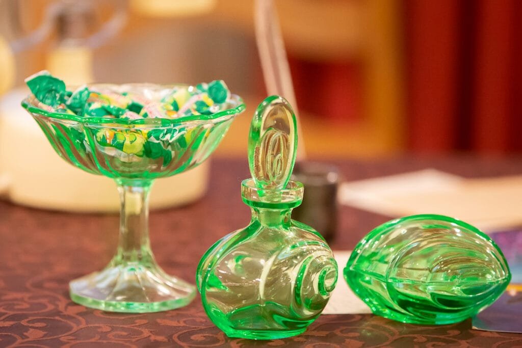 Green Uranium Glass Items