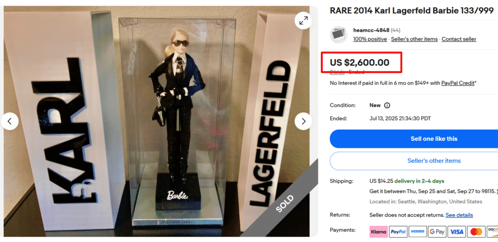 Karl Lagerfelt Barbie (2014)