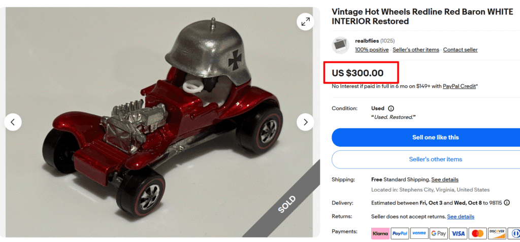 Red Baron with White Interior (1970)