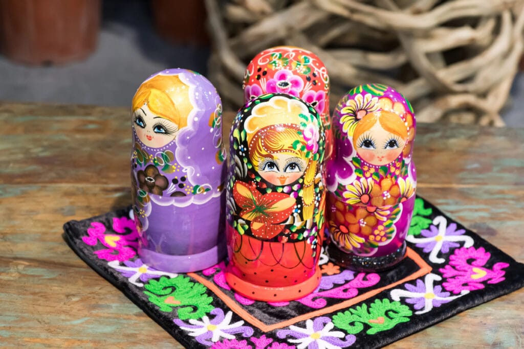 Russian Painted Wooden Dolls