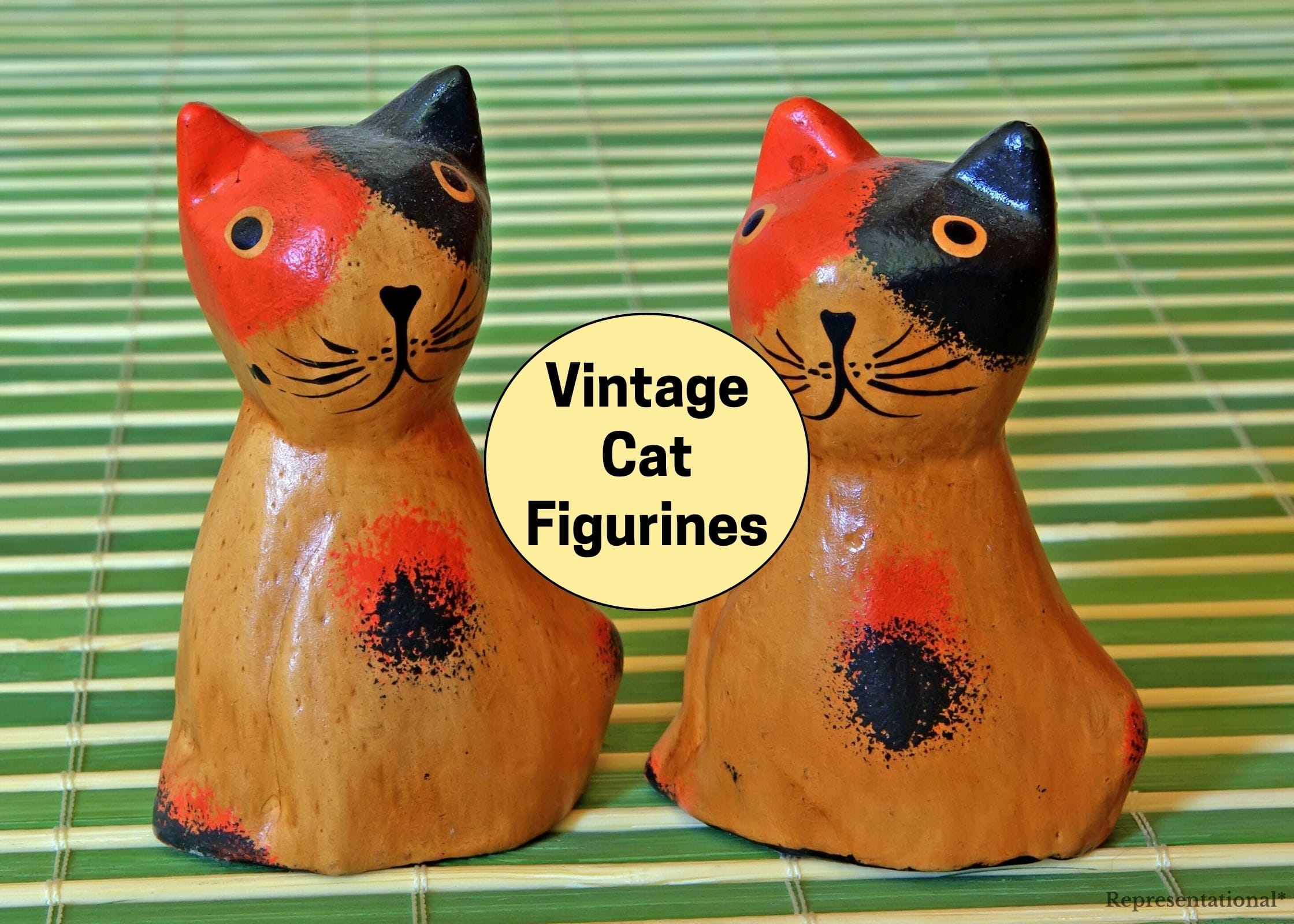 Vintage Cat Figurines