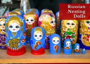 Vintage Russian Nesting Dolls
