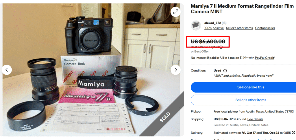 Mamiya 7ii (1999)