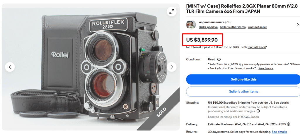 Rolleiflex 2.8GX