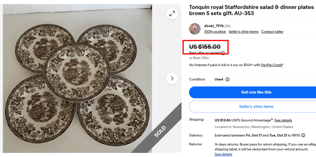 Tonquin by Royal Staffordshire