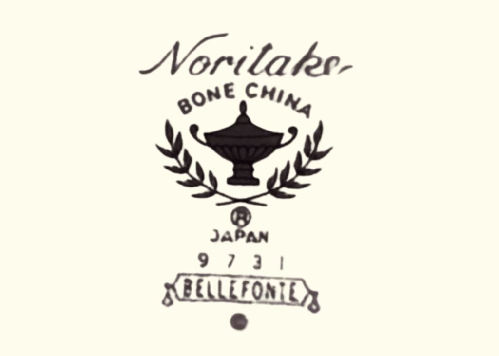 Noritake BELLEFONTE Pattern Mark