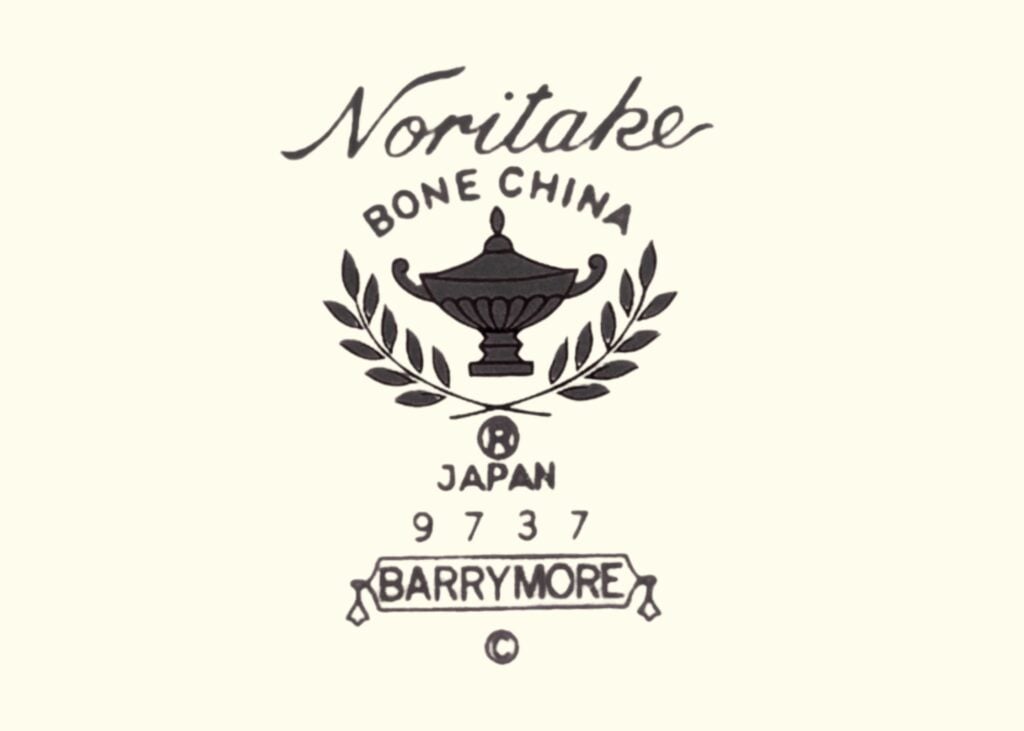 Noritake Barrymore Pattern Mark