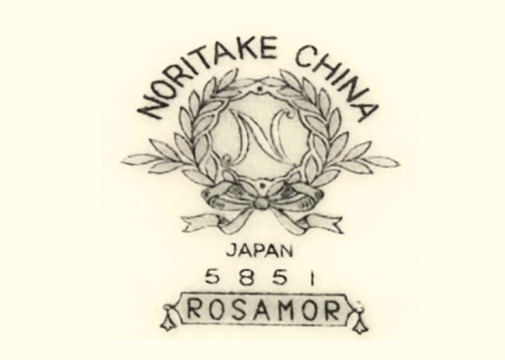 Noritake Rosamor China Pattern Mark