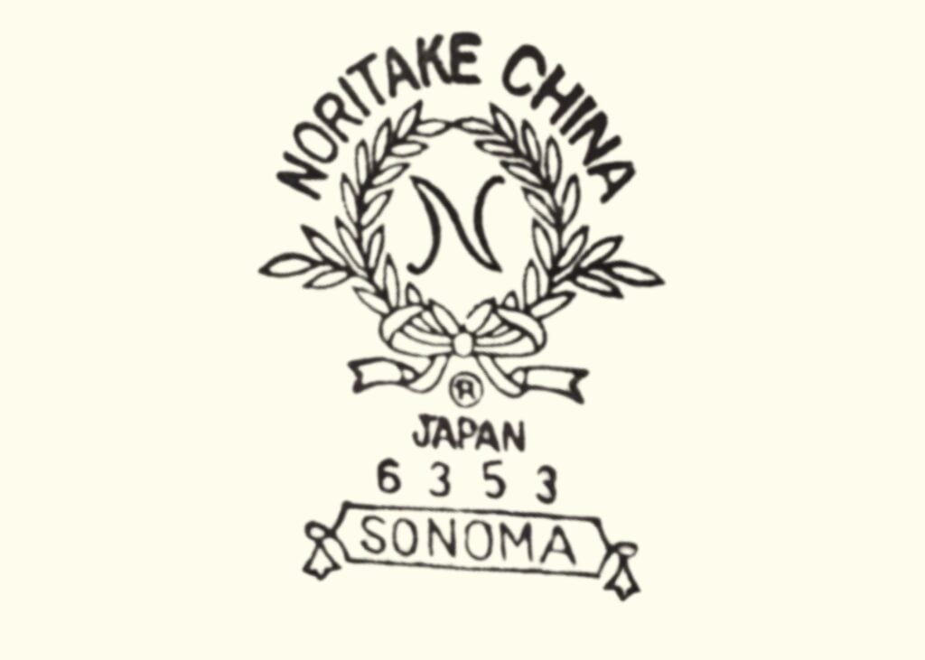 Noritake Sonoma Pattern Mark