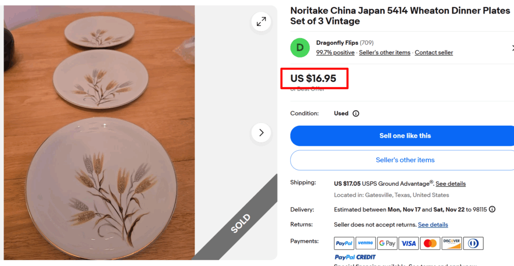 Noritake Wheaton Dinner Plates