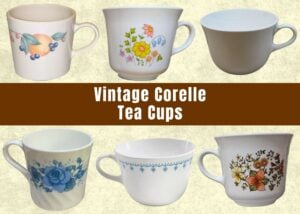 Vintage Corelle Tea Cups