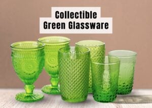 Collectible Green Glassware