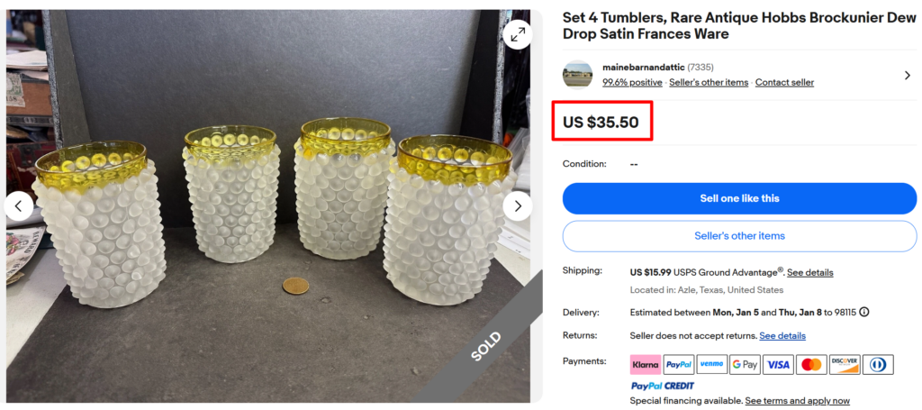 Hobbs Brockunier Dew Drop Satin Frances Ware