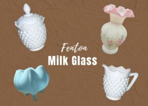 Vintage Fenton Milk Glass