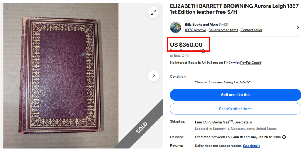 Antique First Edition Books